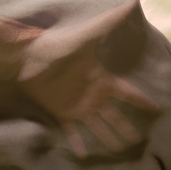 Van Tisse sheer black blouse size medium. Tailored cut. - Picture 3 of 6